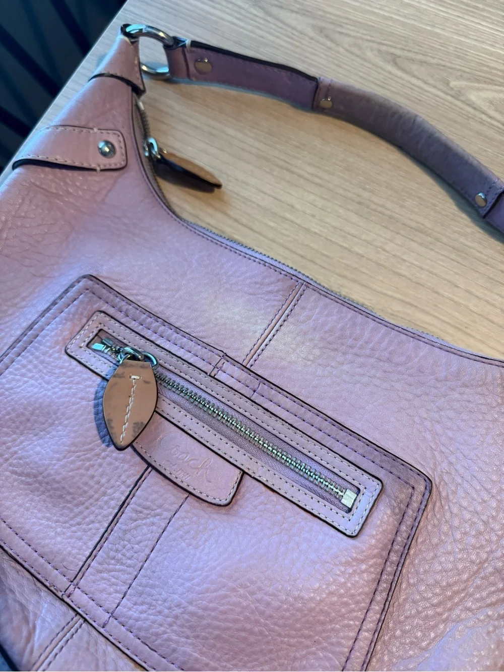 Vintage Coach Penelope Pebble Hobo Bag Purse